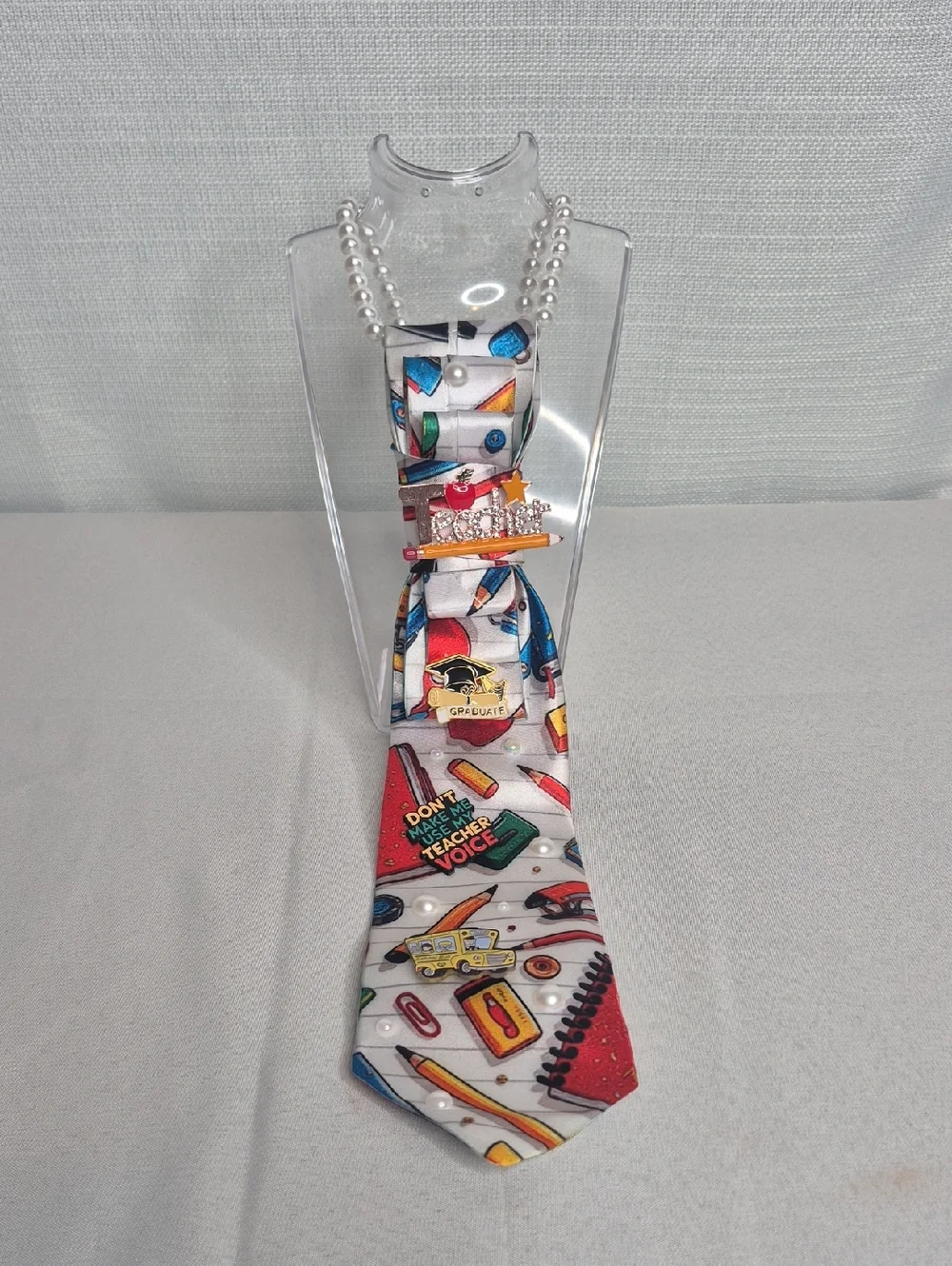 Handcrafted Luxury Fashion Necktie Necklace 📿 (THE TEACHER'S PET)